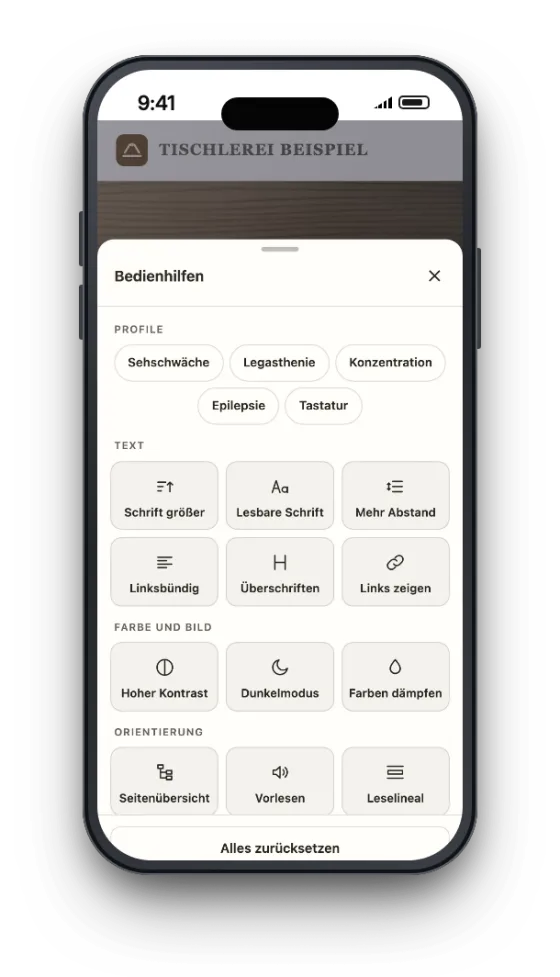 Bedienhilfen am Smartphone: Schrift größer, lesbare Schrift, Kontrast, Vorlesen und weitere Hilfen